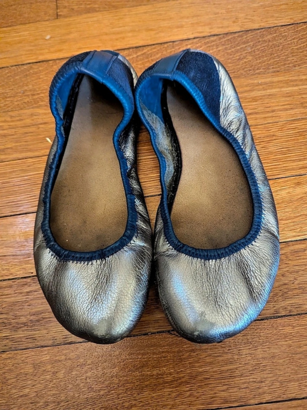 Softstar Ballerine 8U Metallic Leather Flats